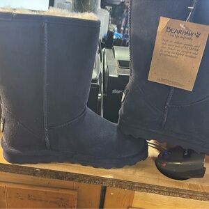 BearPaw Navy Suede Boots